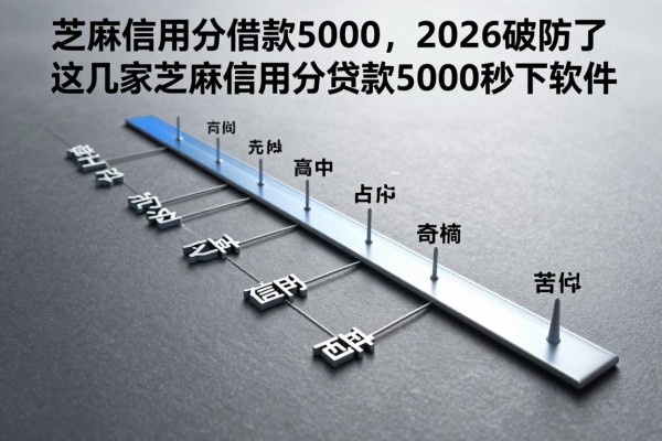 芝麻信用分借款5000,2026破防了这几家芝麻信用分贷款5000秒下软件
