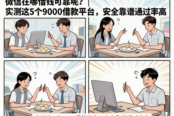 微信在哪借钱可靠呢?实测这5个9000借款平台,安全靠谱通过率高