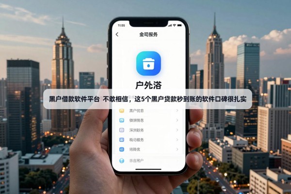 黑户借钱软件平台app6月不敢相信,这5个黑户贷款秒到账的软件口碑很扎实