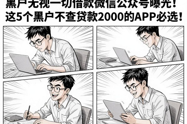 黑户无视一切借款微信公众号曝光!这5个黑户不查贷款2000的APP必选