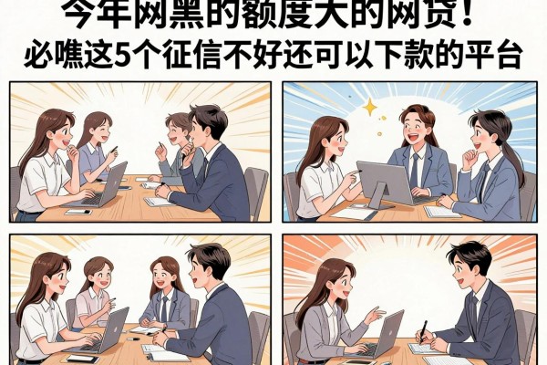 今年网黑的额度大的网贷!必瞧这5个征信不好还可以下款的平台