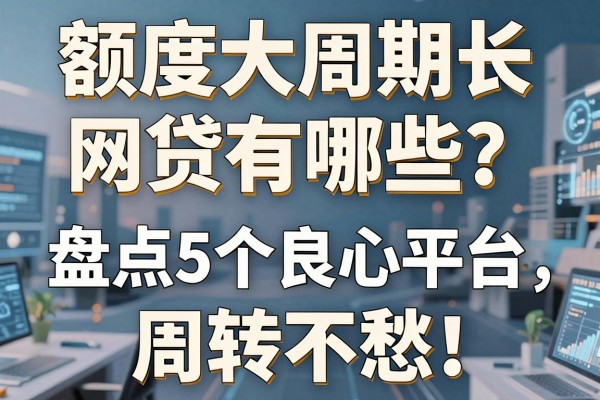 额度大周期长的网贷有哪些?盘点5个良心平台,周转不愁!