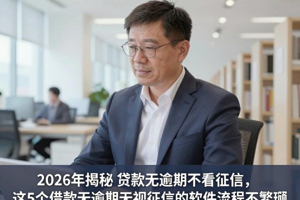 2026年揭秘贷款无逾期不看征信,这5个借款无逾期无视征信的软件流程不繁琐