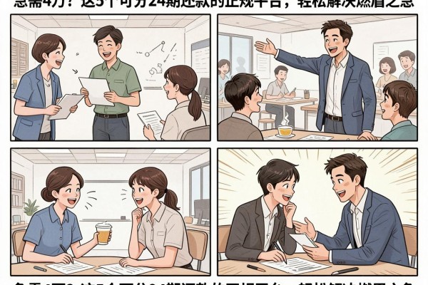 急需4万?这5个可分24期还款的正规平台,轻松解决燃眉之急