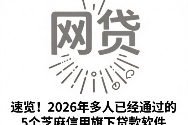 速览!2026年多人已经通过的5个芝麻信用旗下贷款软件