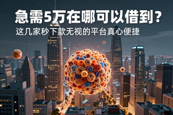 急需5万在哪可以借到?这几家秒下款无视的平台真心便捷